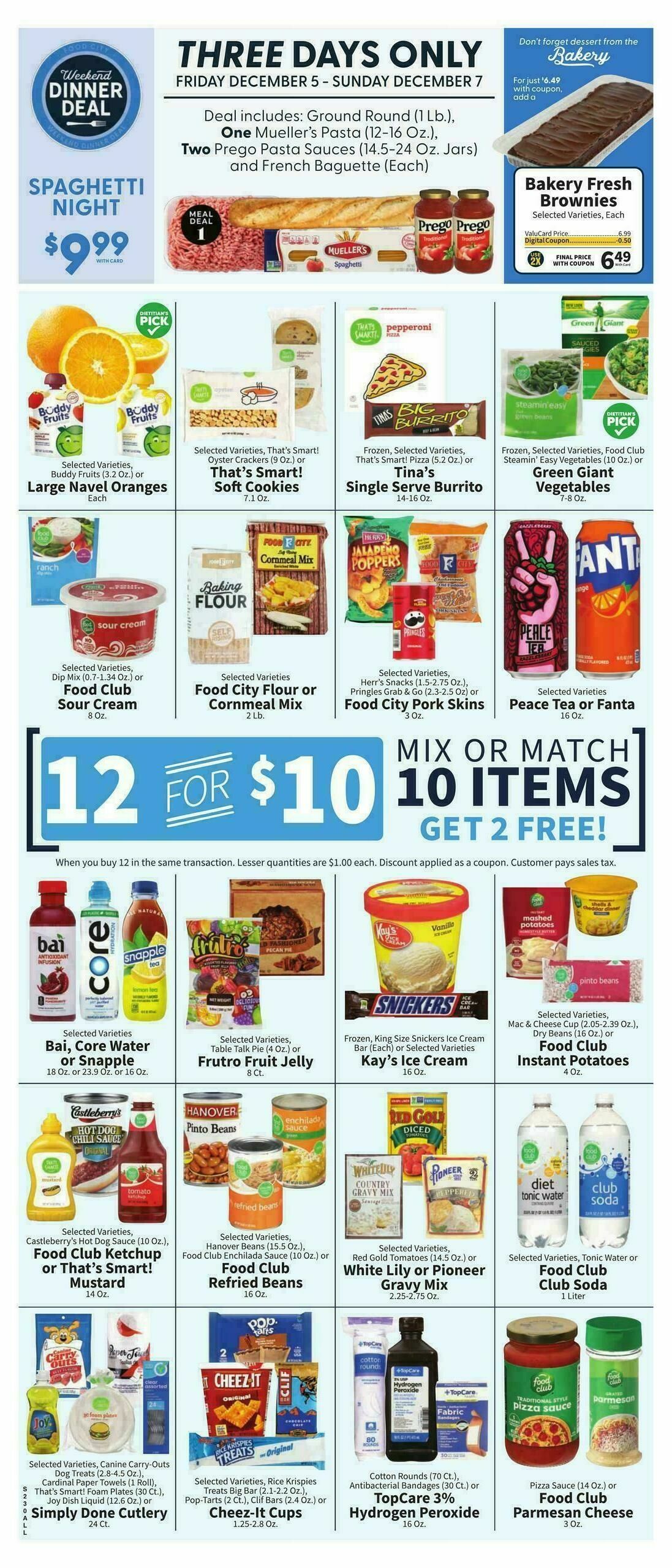 Food City Weekly Ad from December 3