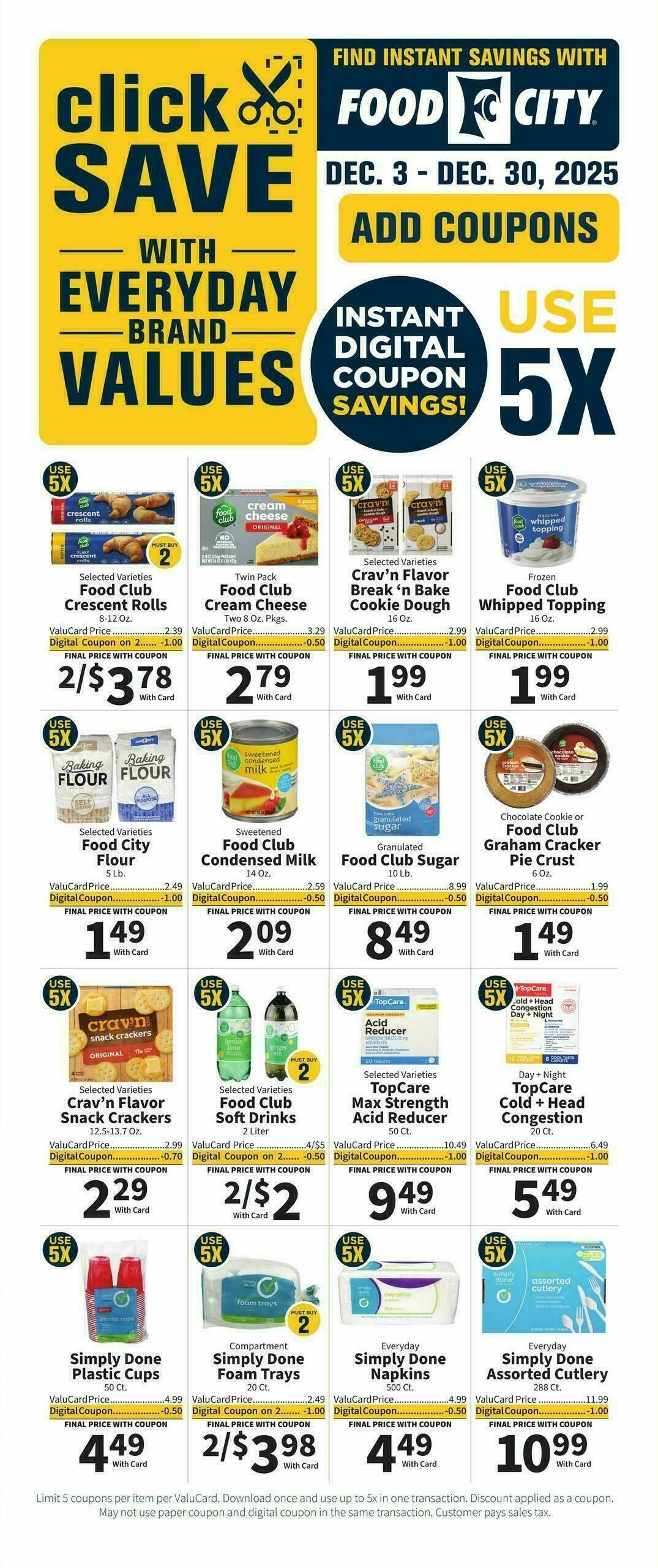 Food City Weekly Ad from December 3