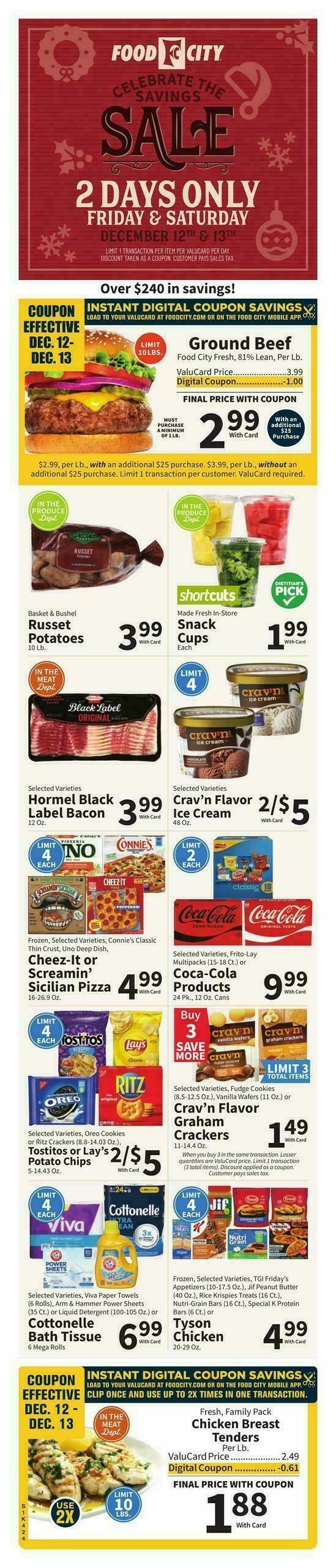 Food City Weekly Ad from December 10