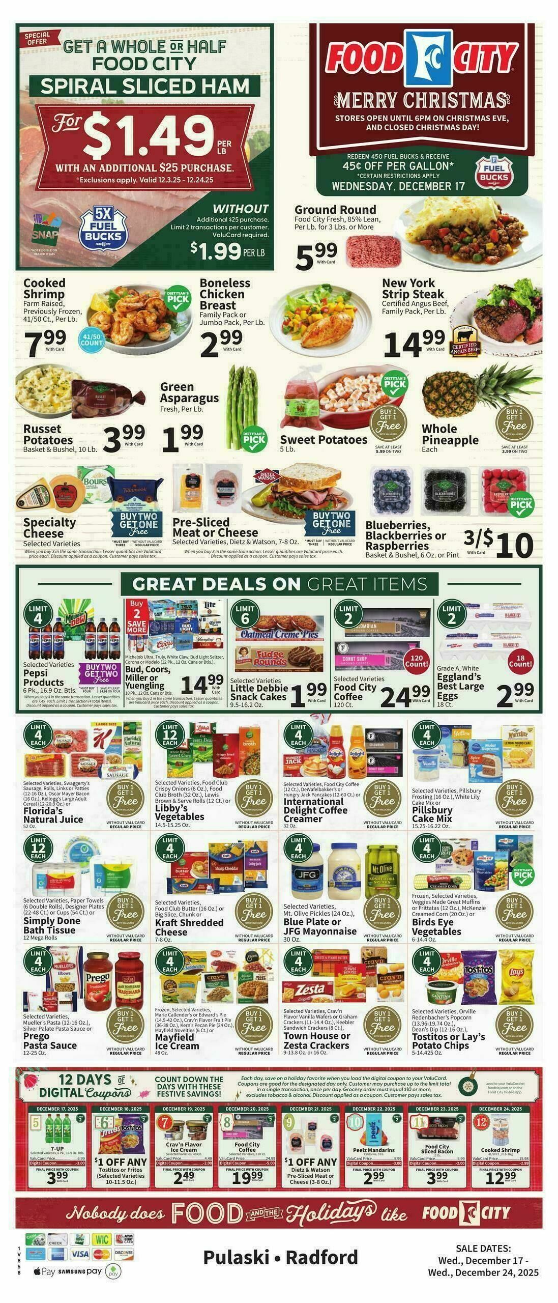 Food City Weekly Ad from December 17