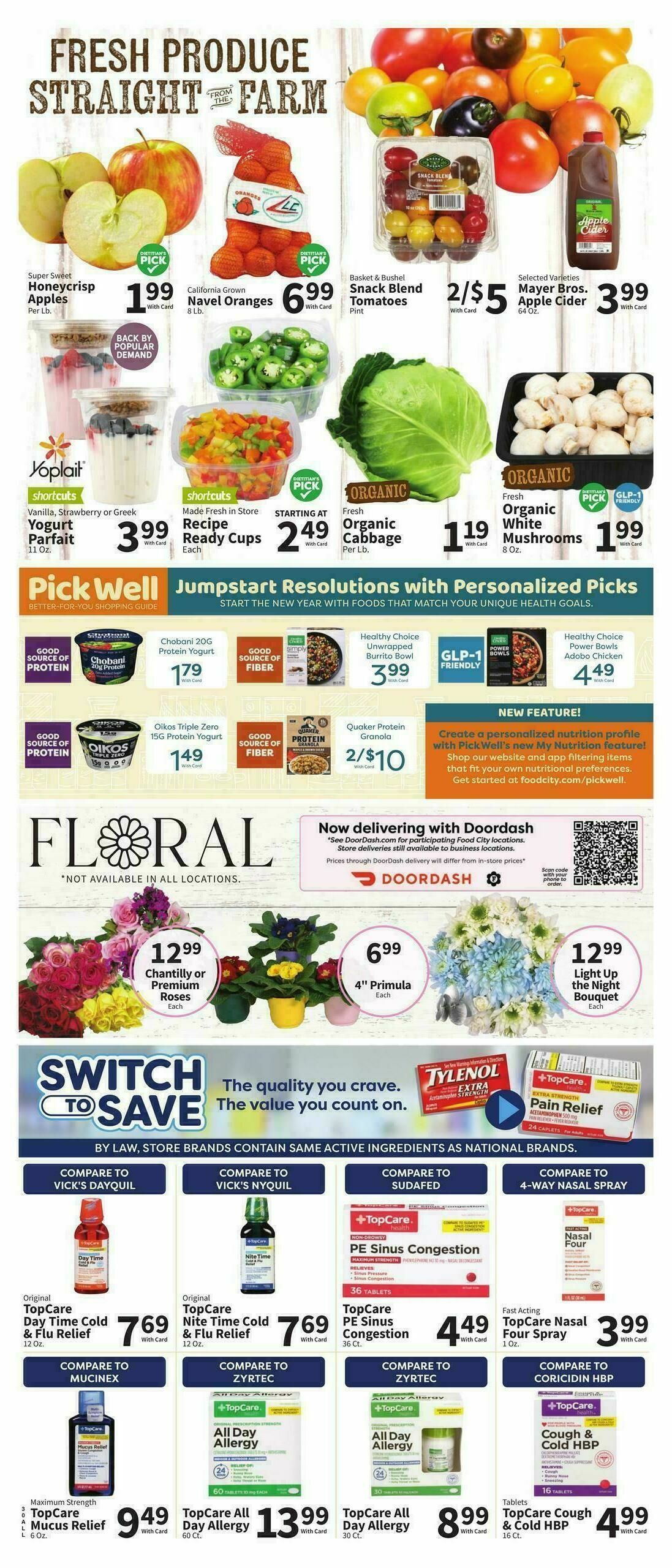 Food City Weekly Ad from January 1