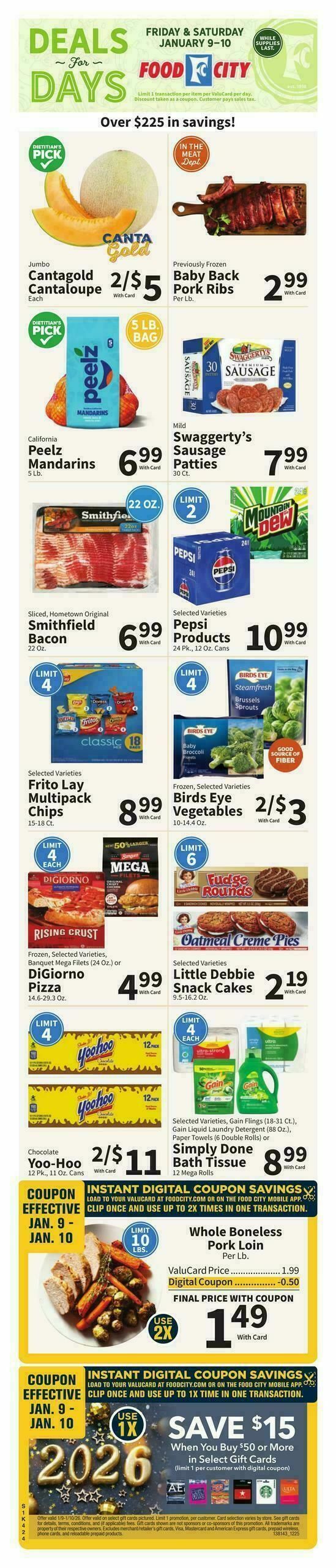 Food City Weekly Ad from January 7