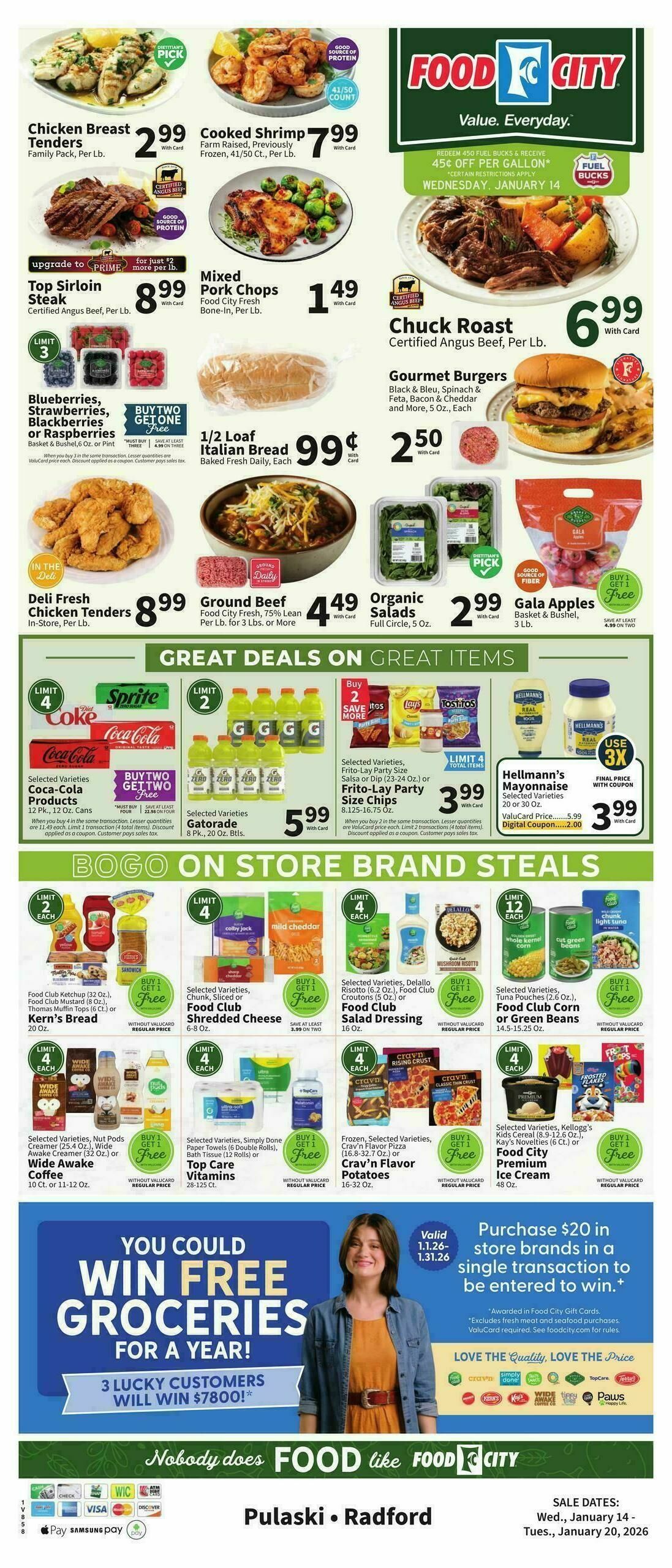 Food City Weekly Ad from January 14