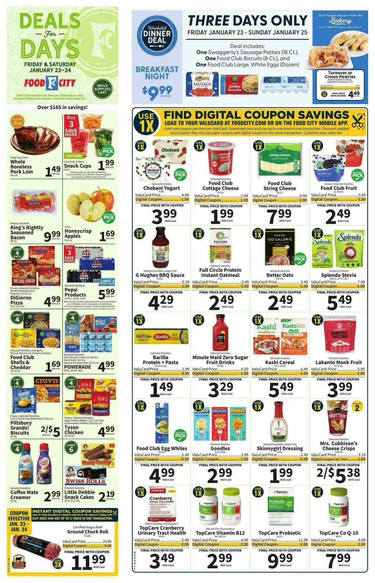 Food City Weekly Ad from January 21