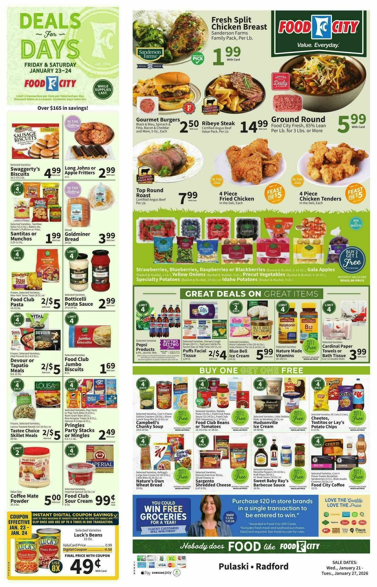 Food City Weekly Ad from January 21