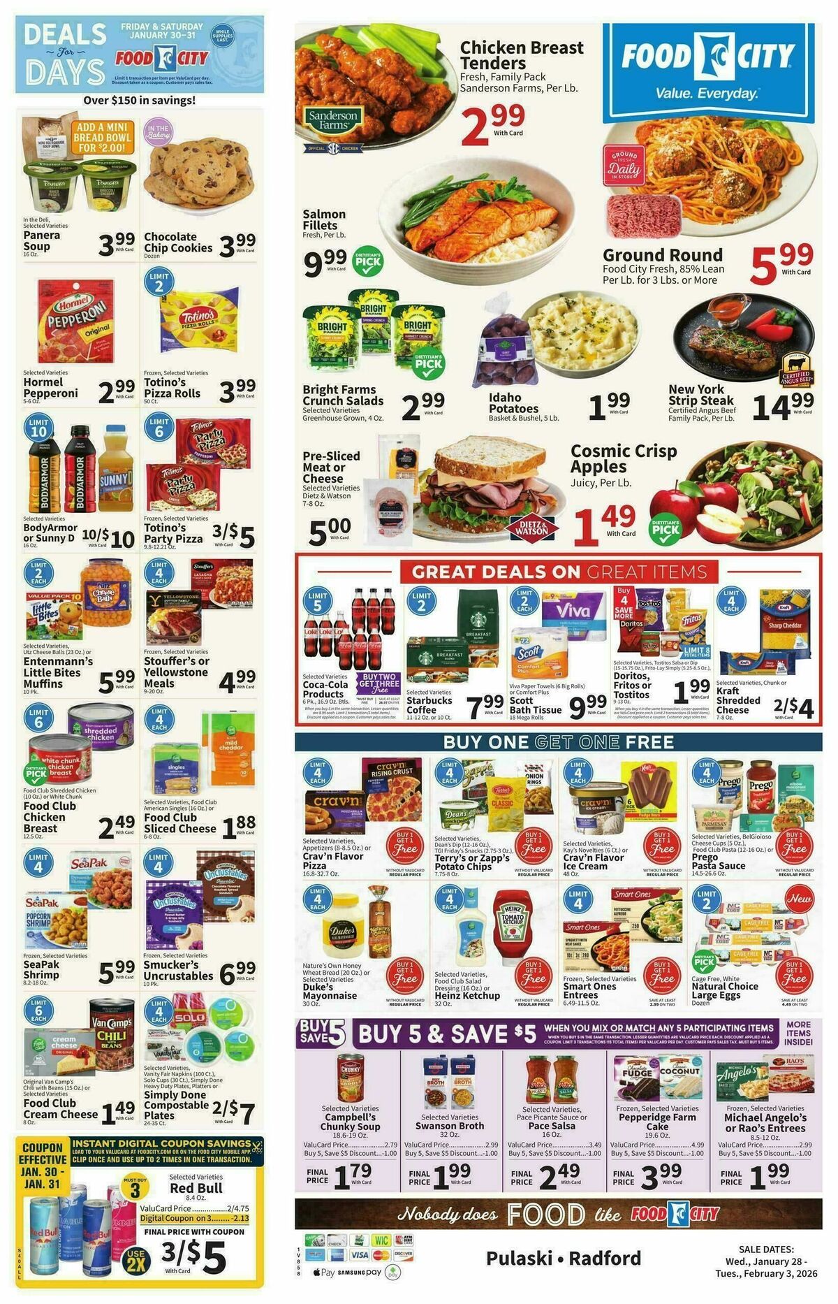 Food City Weekly Ad from January 28
