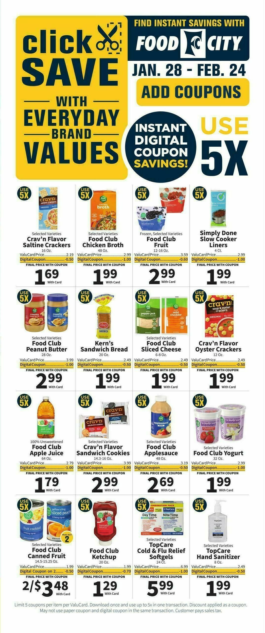 Food City Weekly Ad from January 28