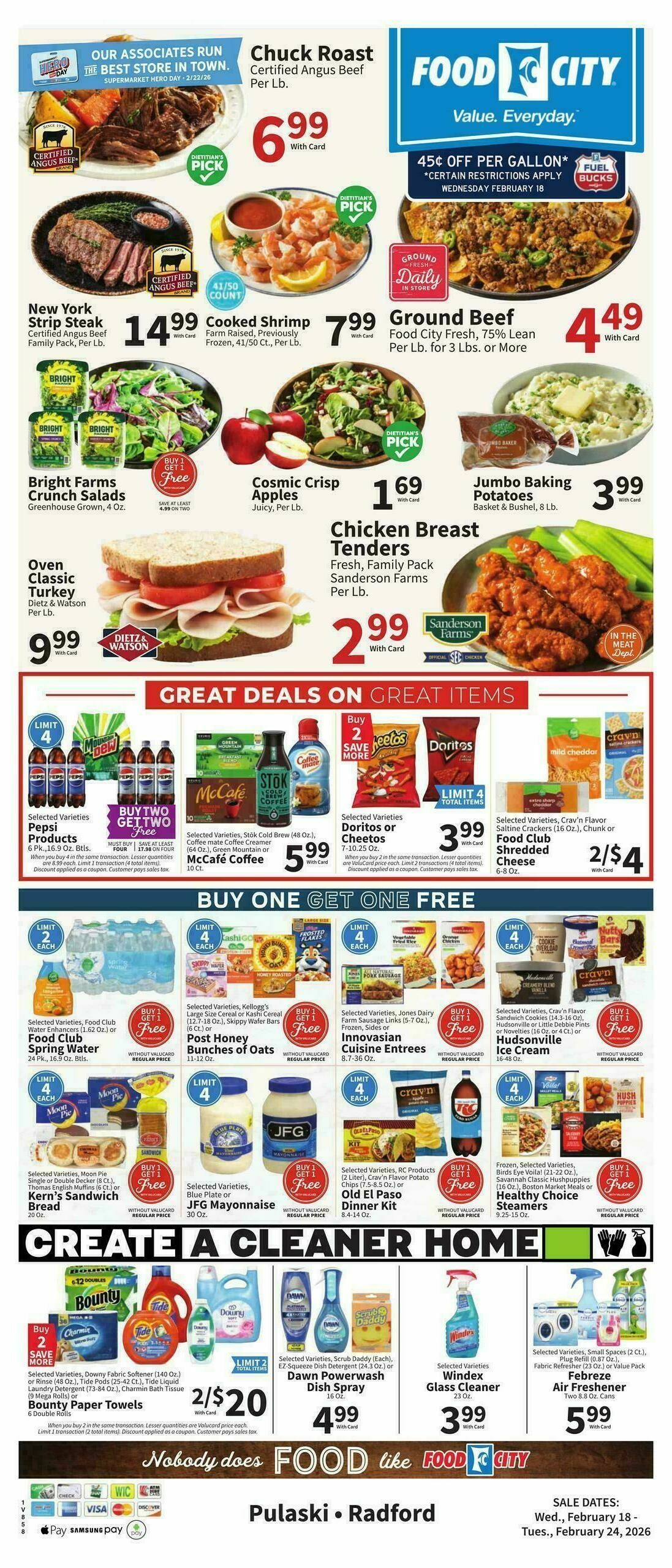 Food City Weekly Ad from February 18
