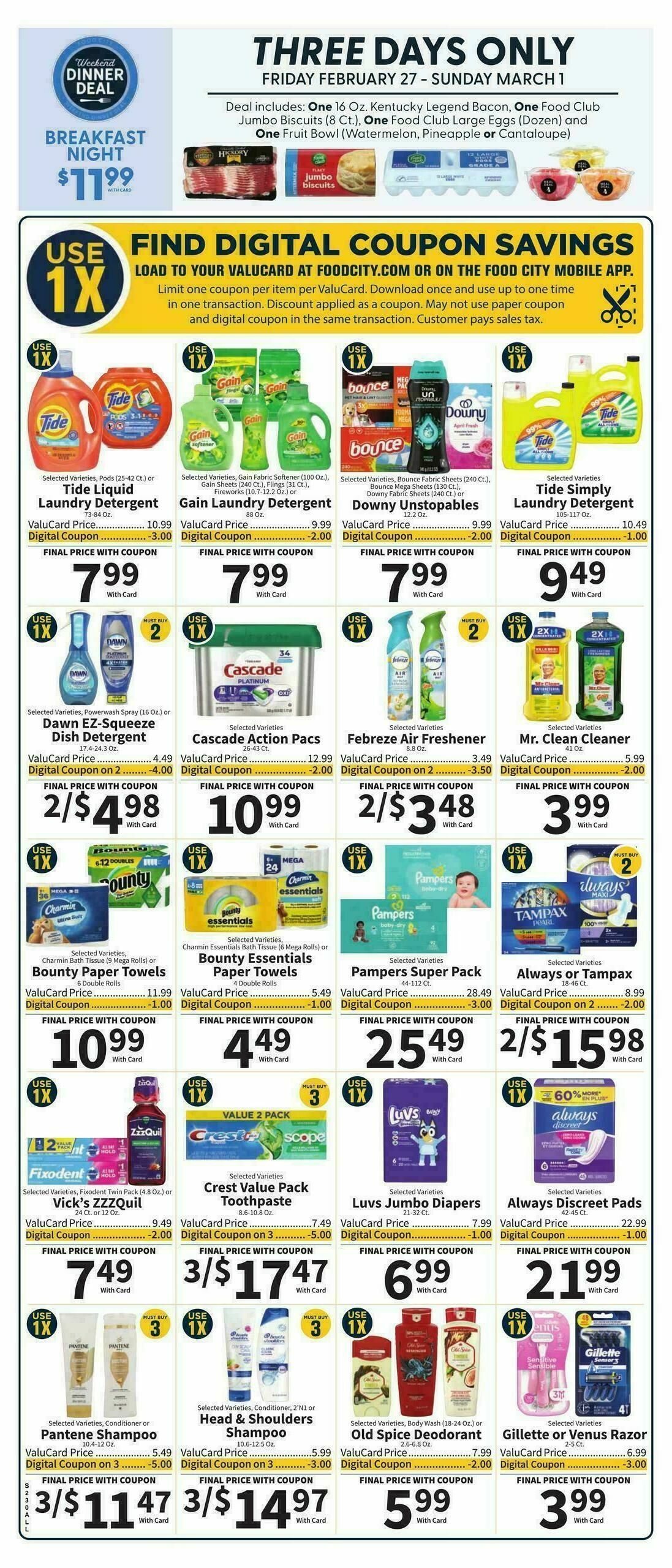 Food City Weekly Ad from February 25