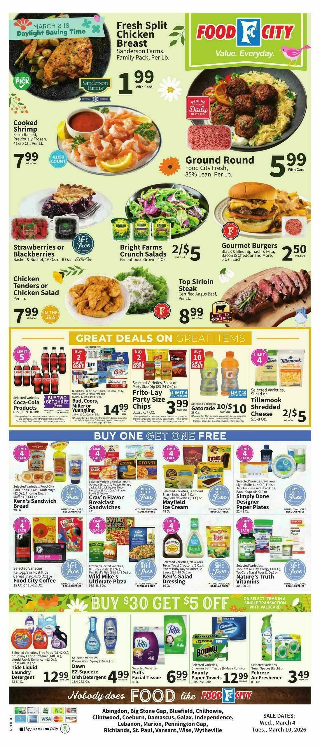 Food City Weekly Ad from March 4