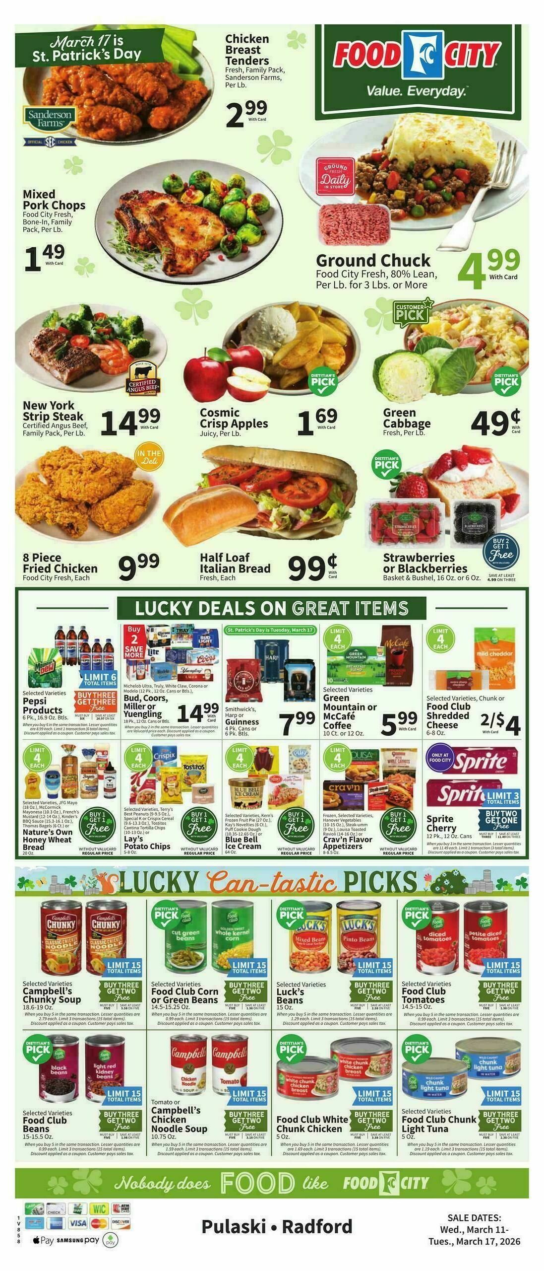 Food City Weekly Ad from March 11