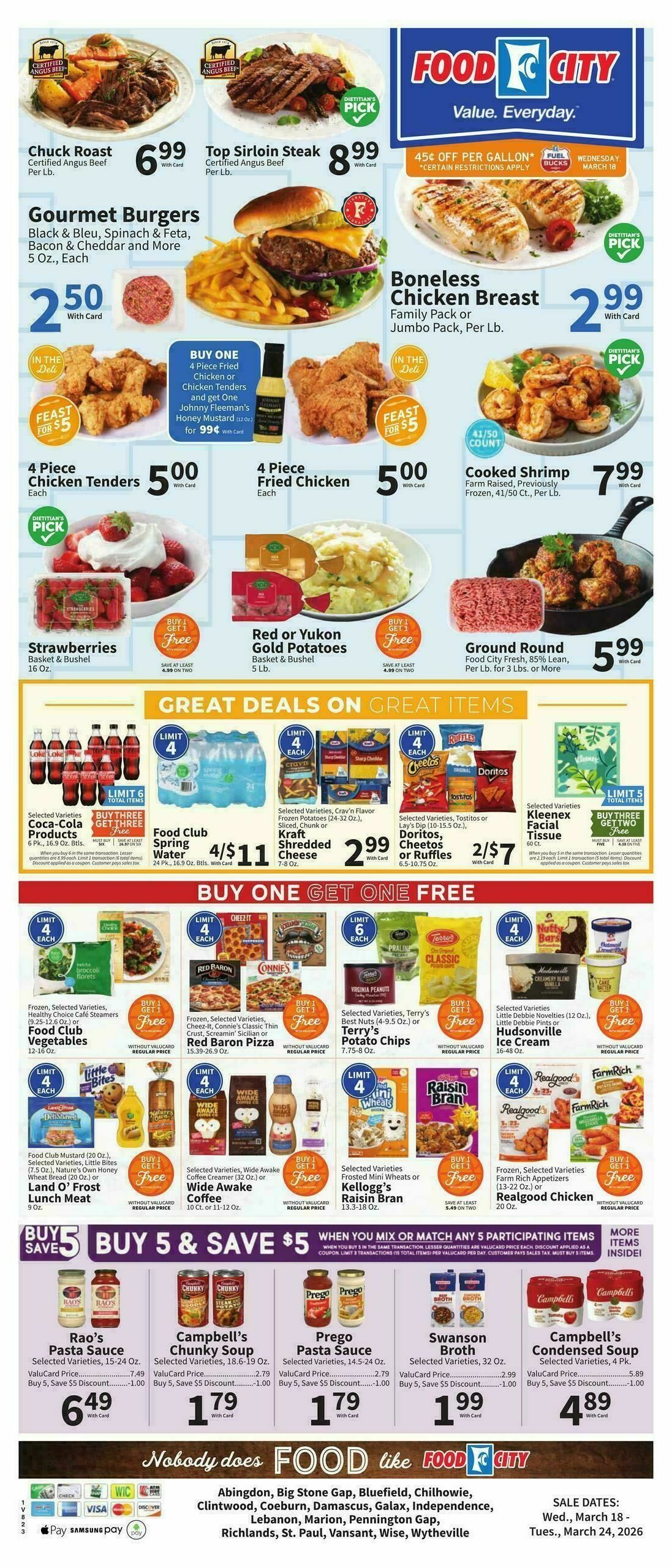 Food City Weekly Ad from March 18