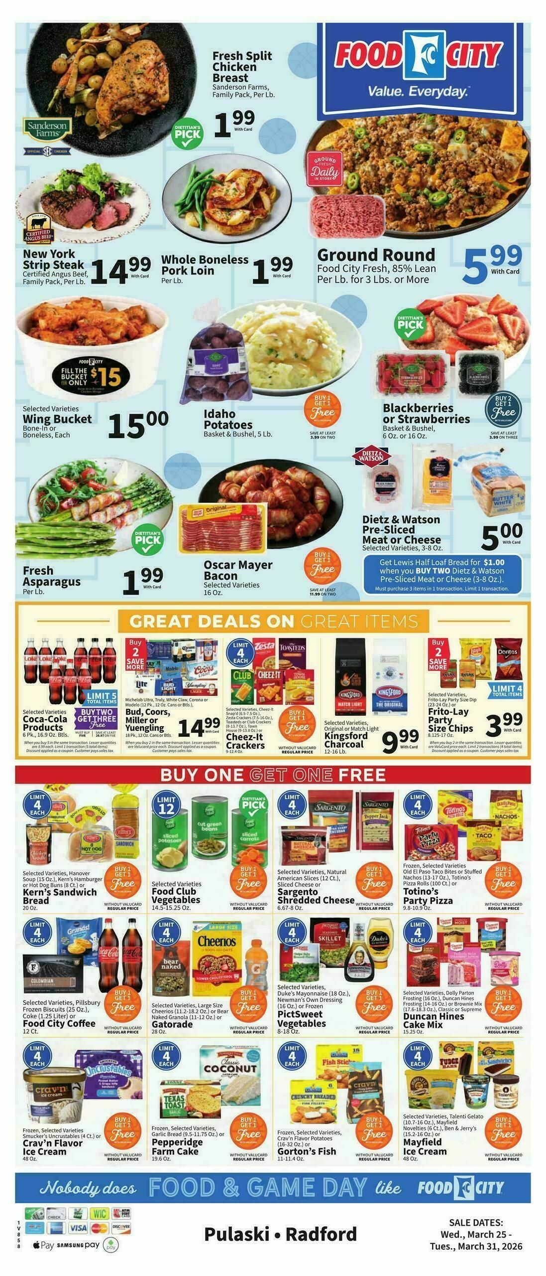 Food City Weekly Ad from March 25