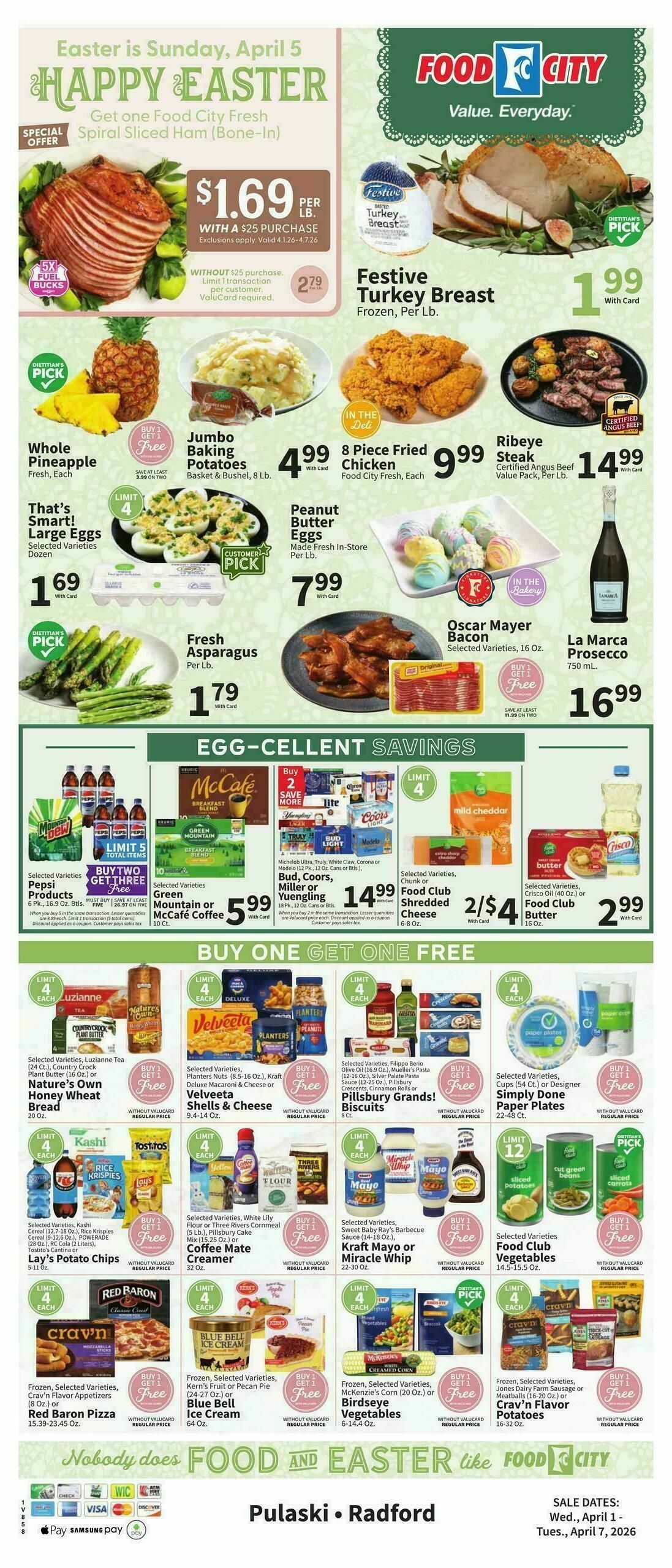 Food City Weekly Ad from April 1