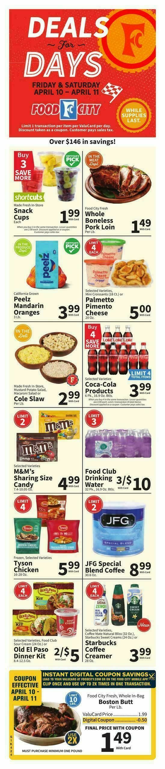 Food City Weekly Ad from April 8