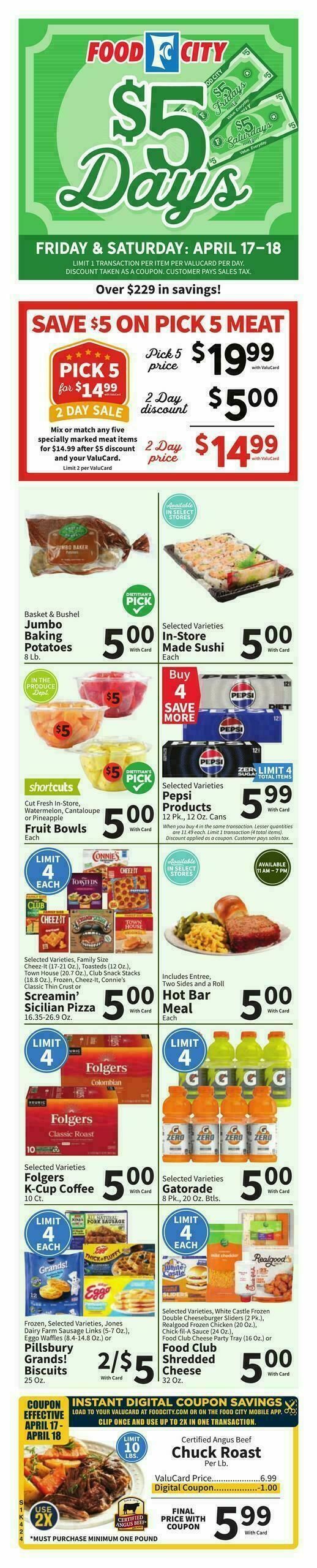 Food City Weekly Ad from April 15