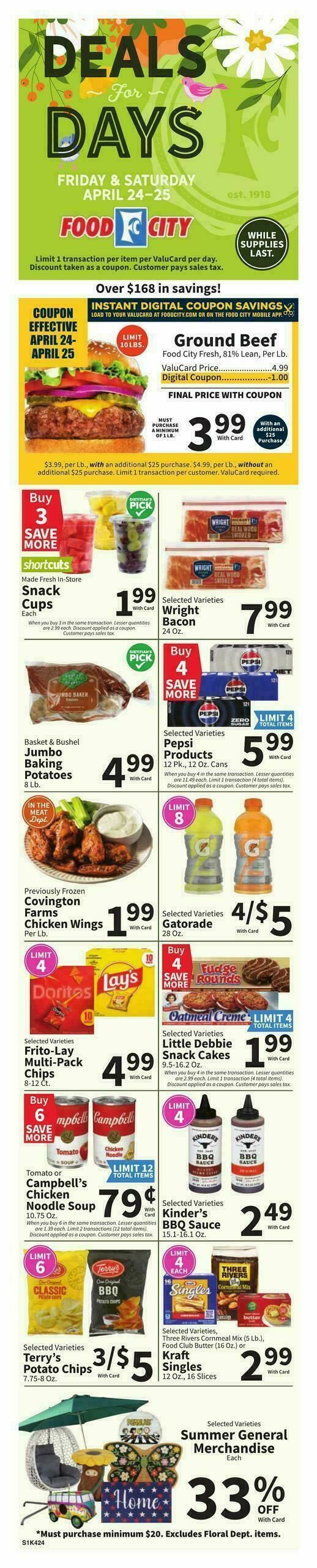Food City Weekly Ad from April 22