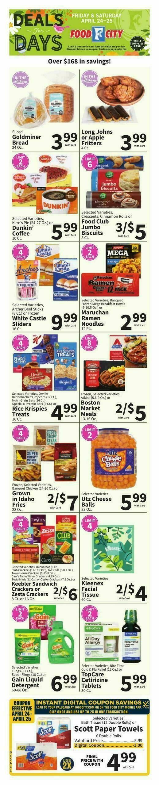 Food City Weekly Ad from April 22