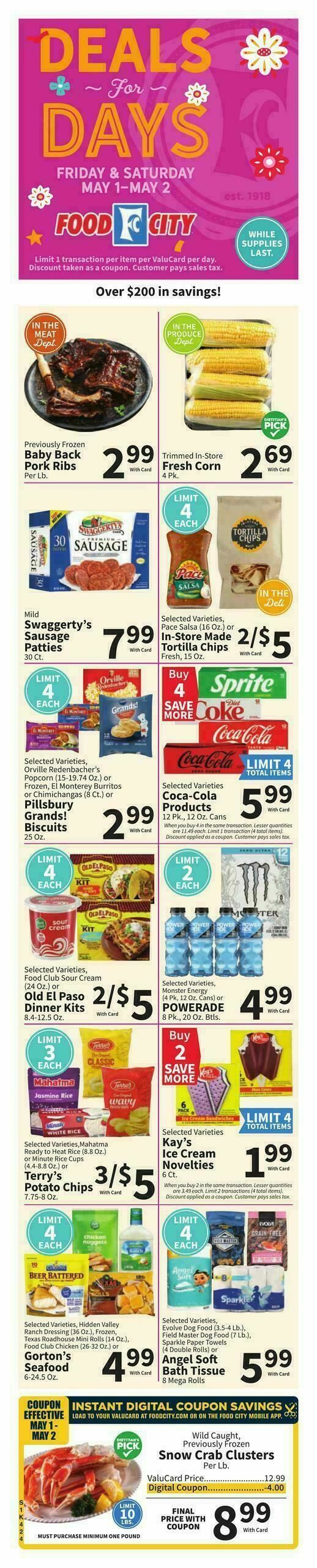 Food City Weekly Ad from April 29