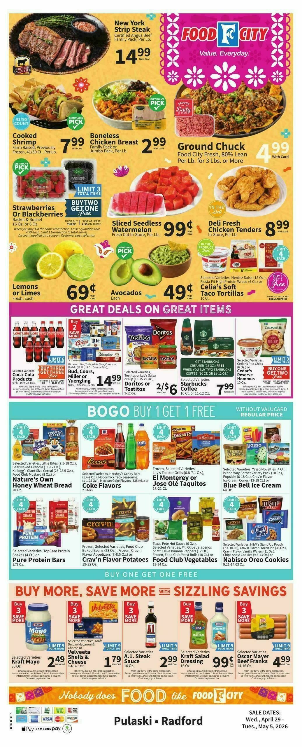 Food City Weekly Ad from April 29