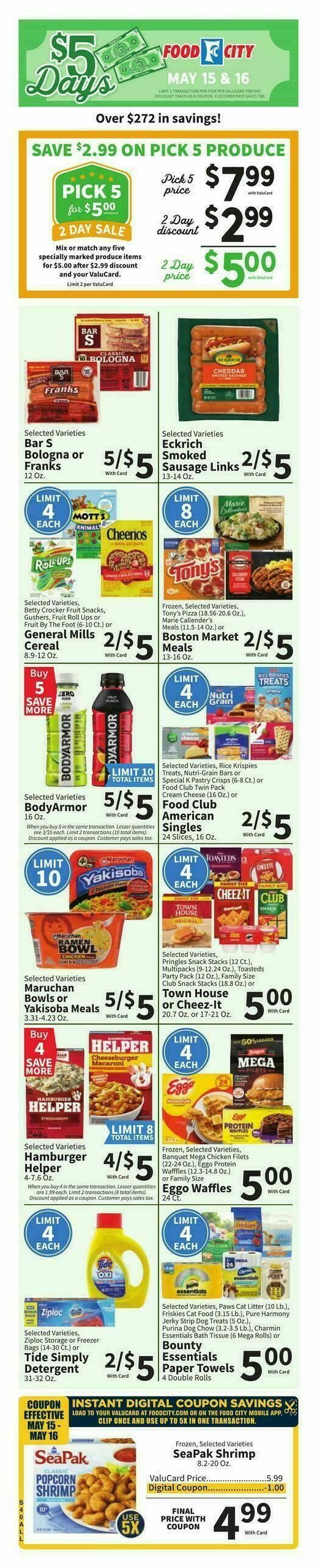 Food City Weekly Ad from May 13