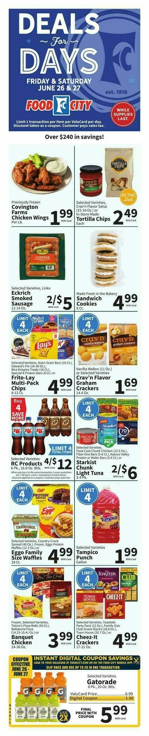 Food City Weekly Ad from June 24