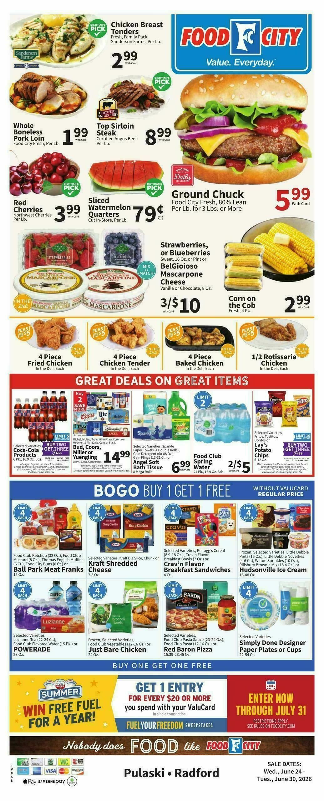 Food City Weekly Ad from June 24