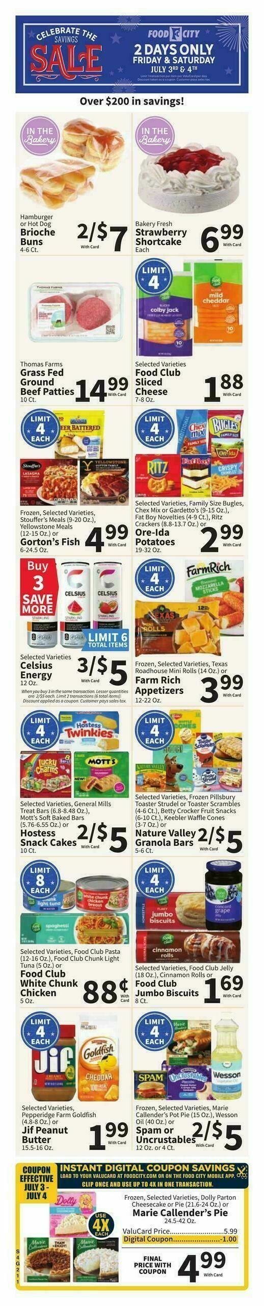 Food City Weekly Ad from July 1