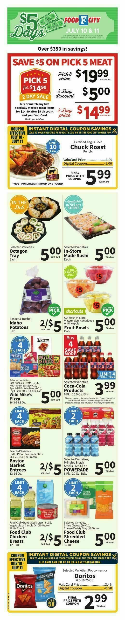 Food City Weekly Ad from July 8