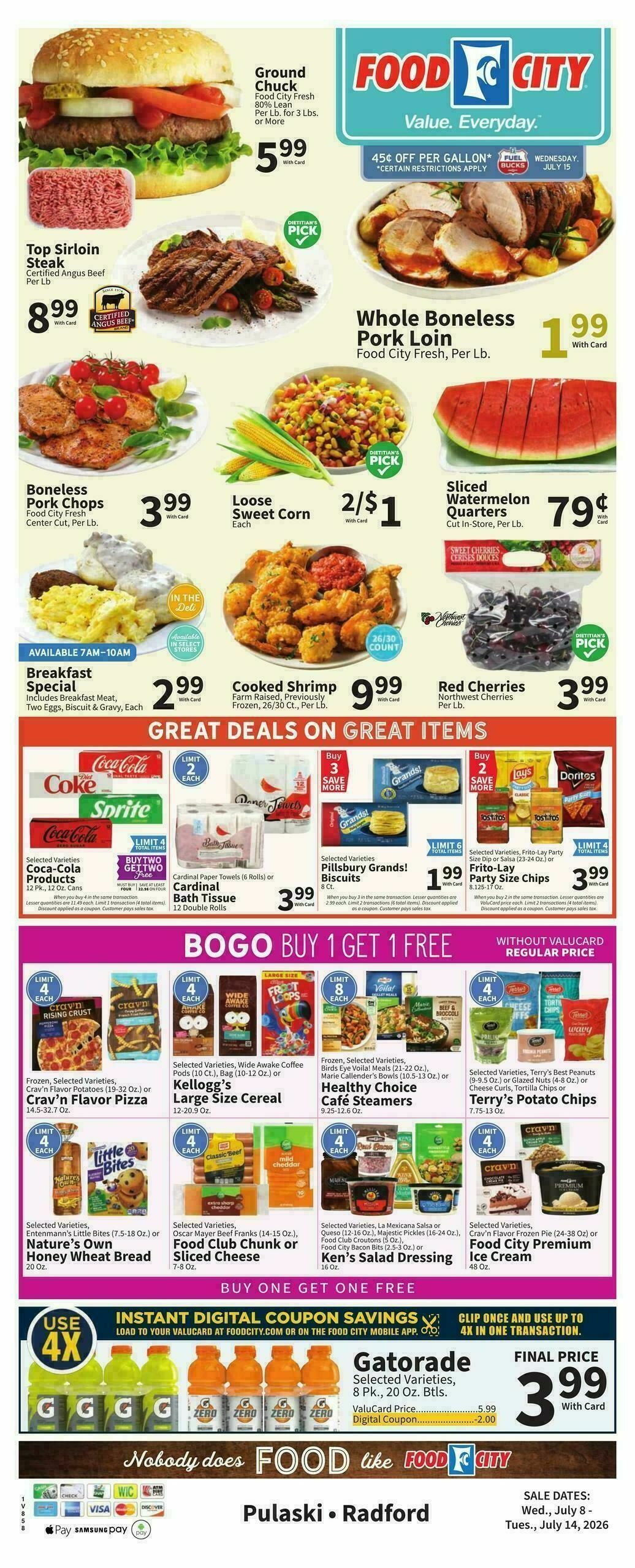 Food City Weekly Ad from July 8