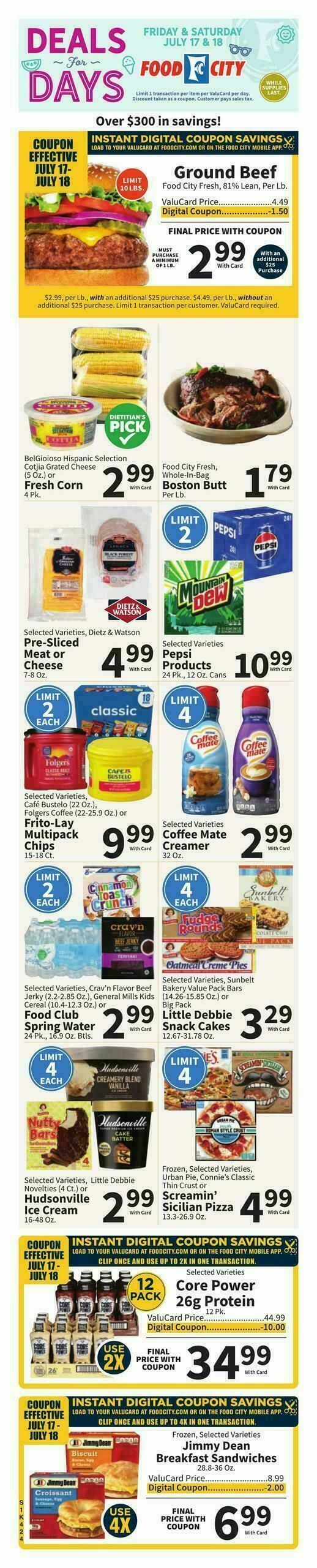 Food City Weekly Ad from July 15