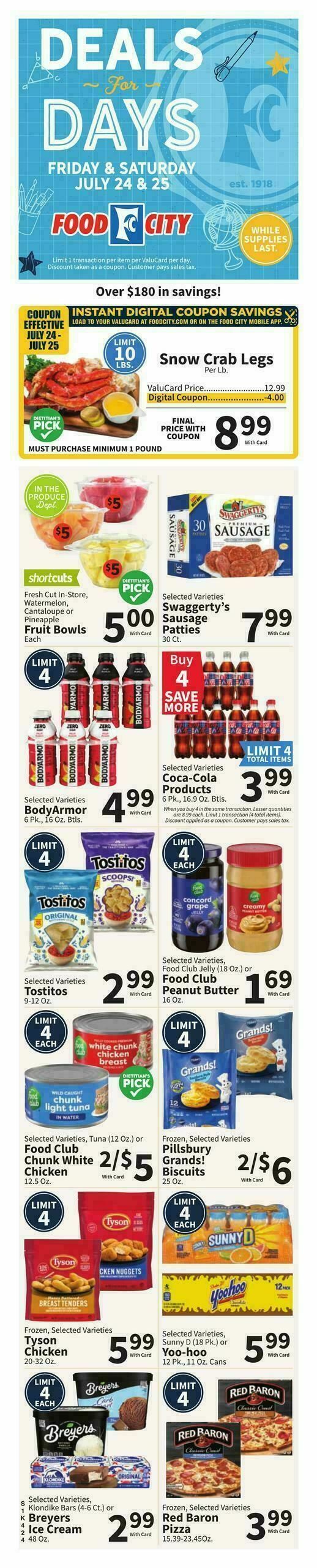 Food City Weekly Ad from July 22