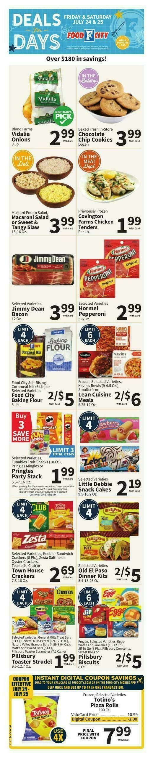 Food City Weekly Ad from July 22