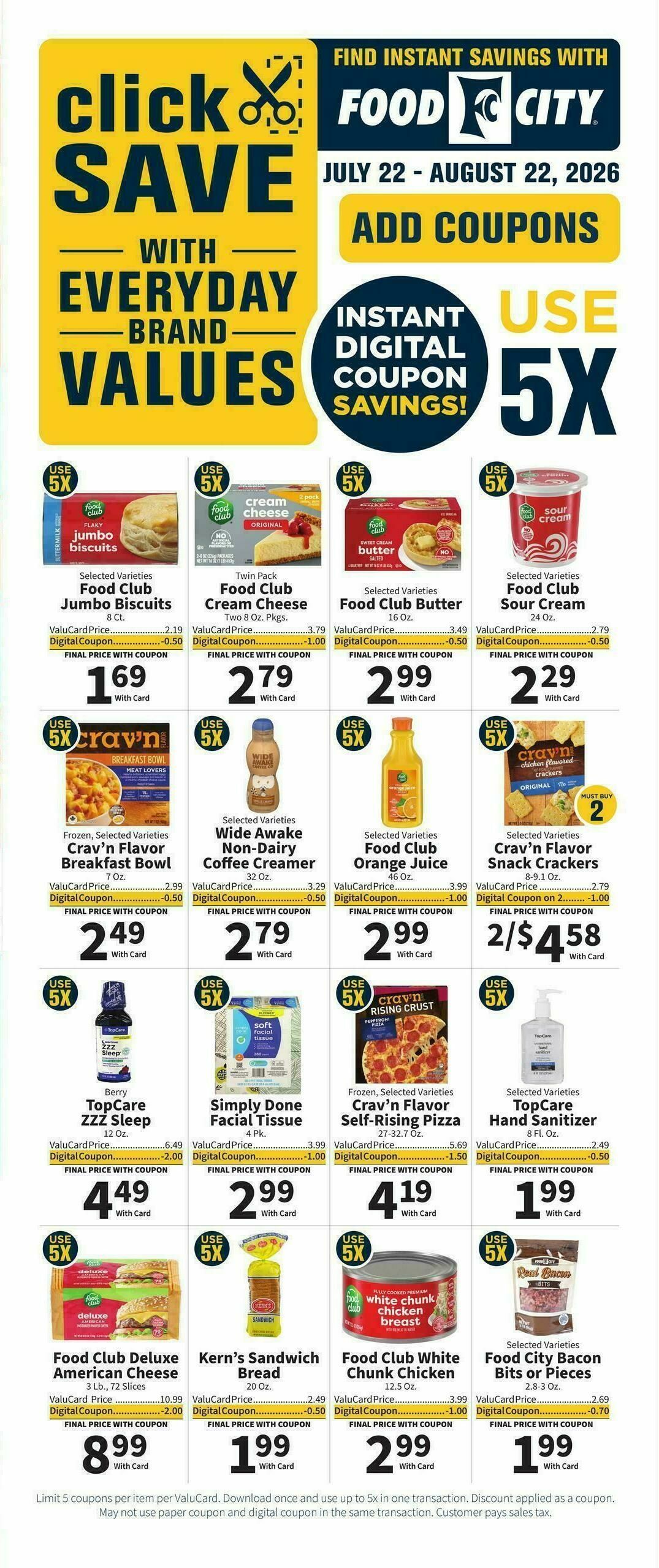 Food City Weekly Ad from July 22