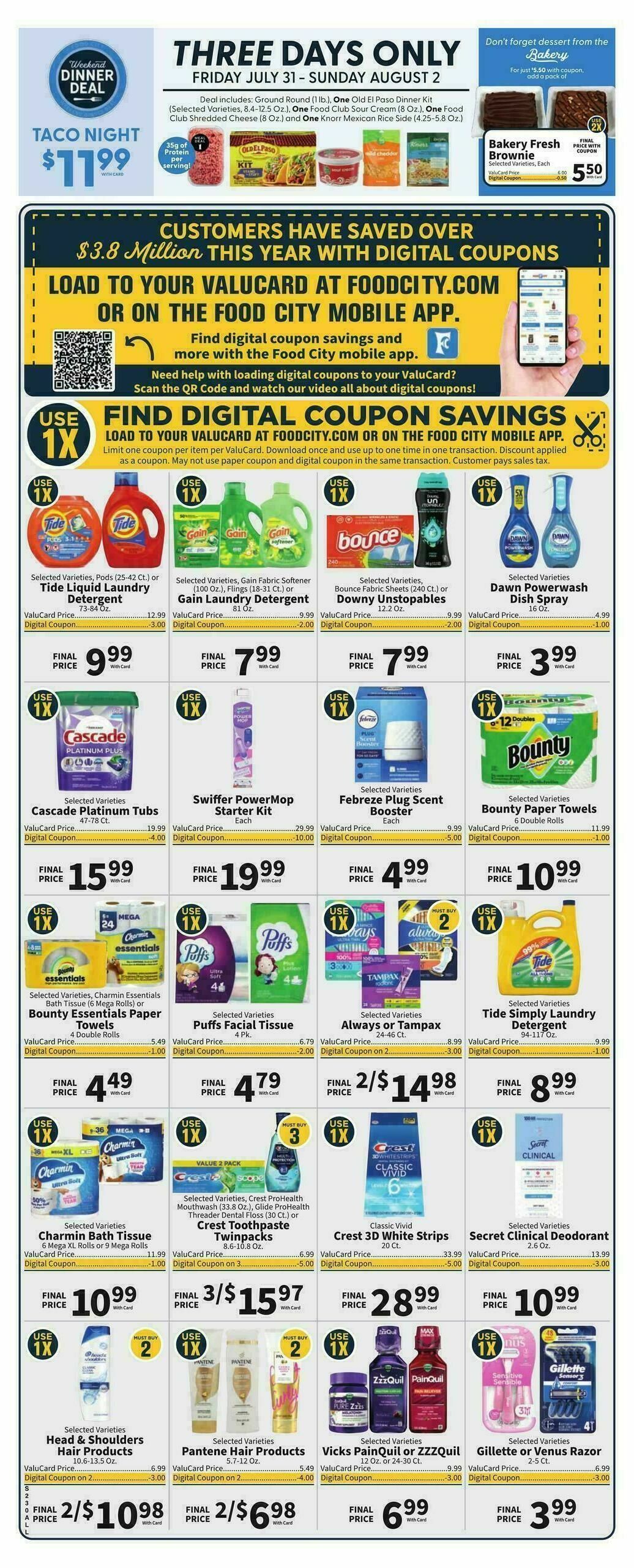 Food City Weekly Ad from July 29
