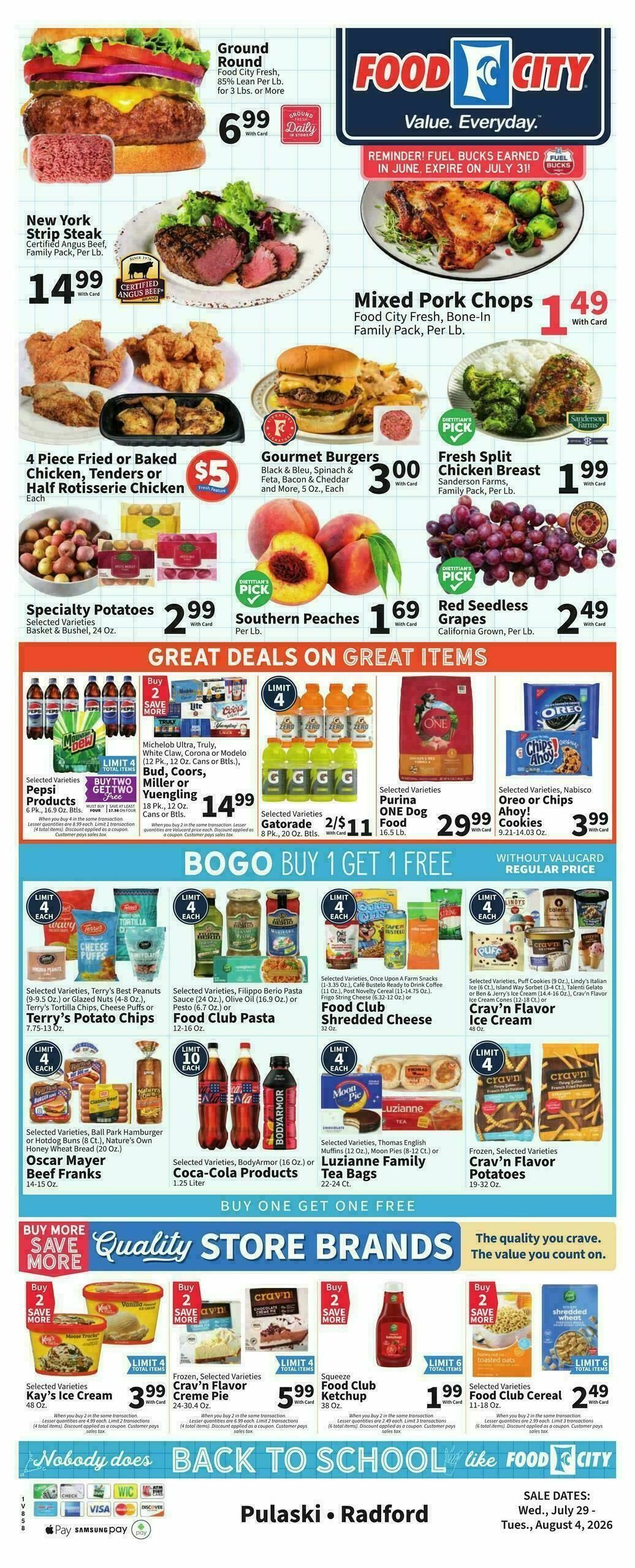 Food City Weekly Ad from July 29