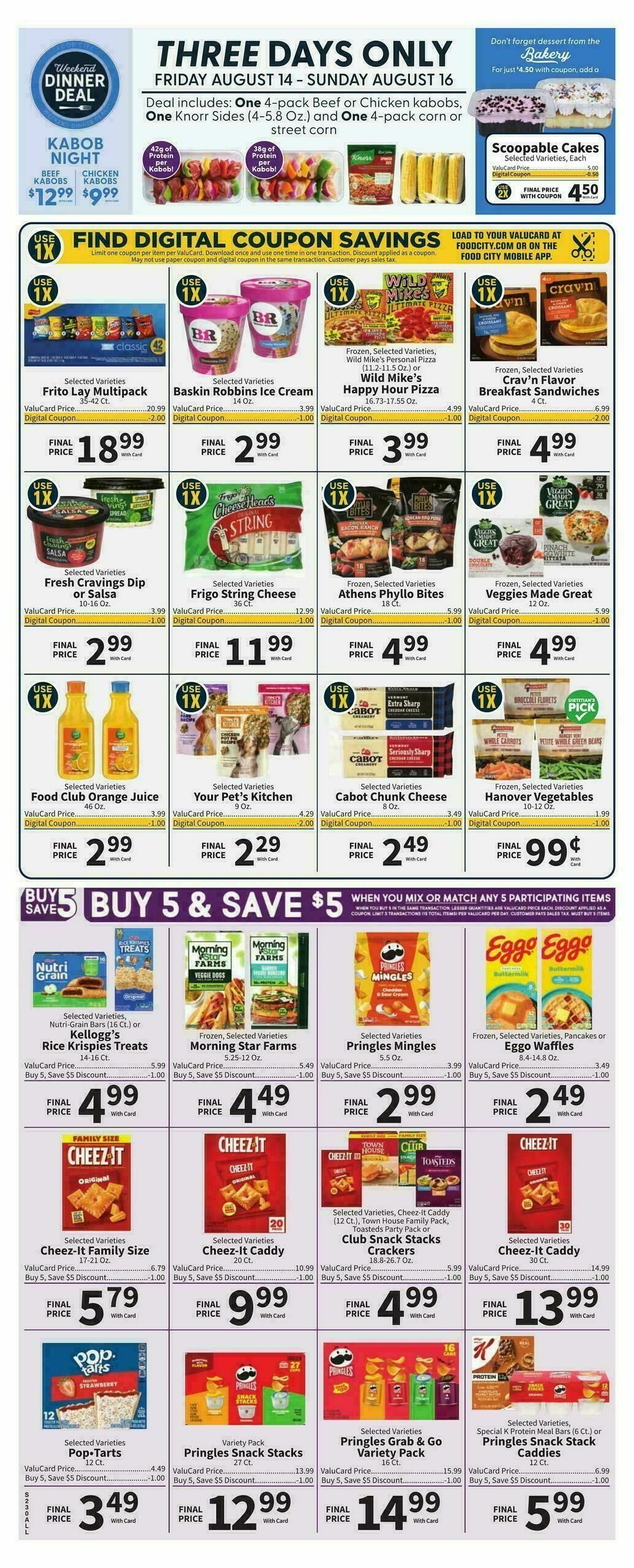 Food City Weekly Ad from August 12