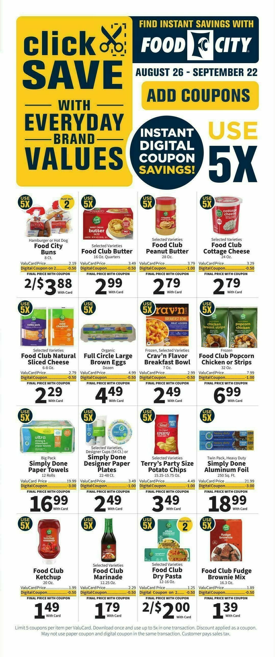 Food City Weekly Ad from August 26