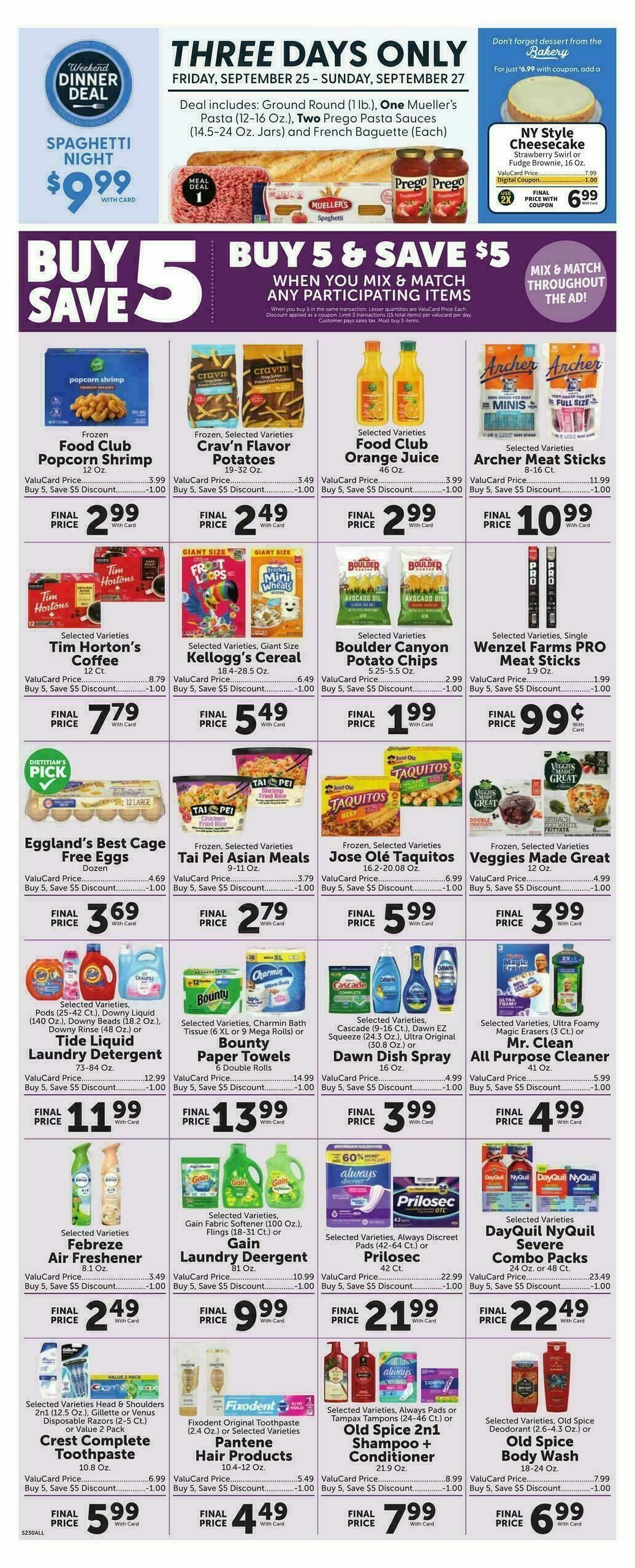 Food City Weekly Ad from September 23