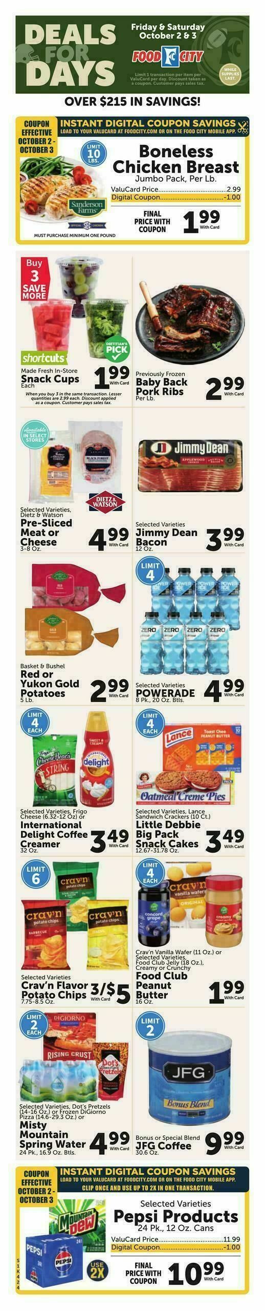 Food City Weekly Ad from September 30