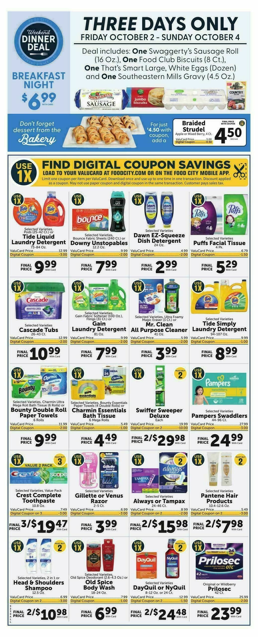 Food City Weekly Ad from September 30