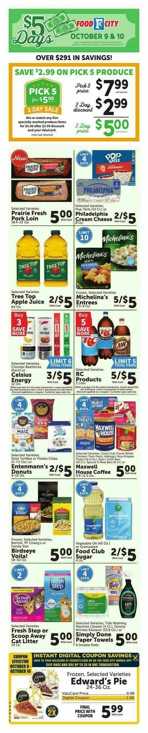 Food City Weekly Ad from October 7