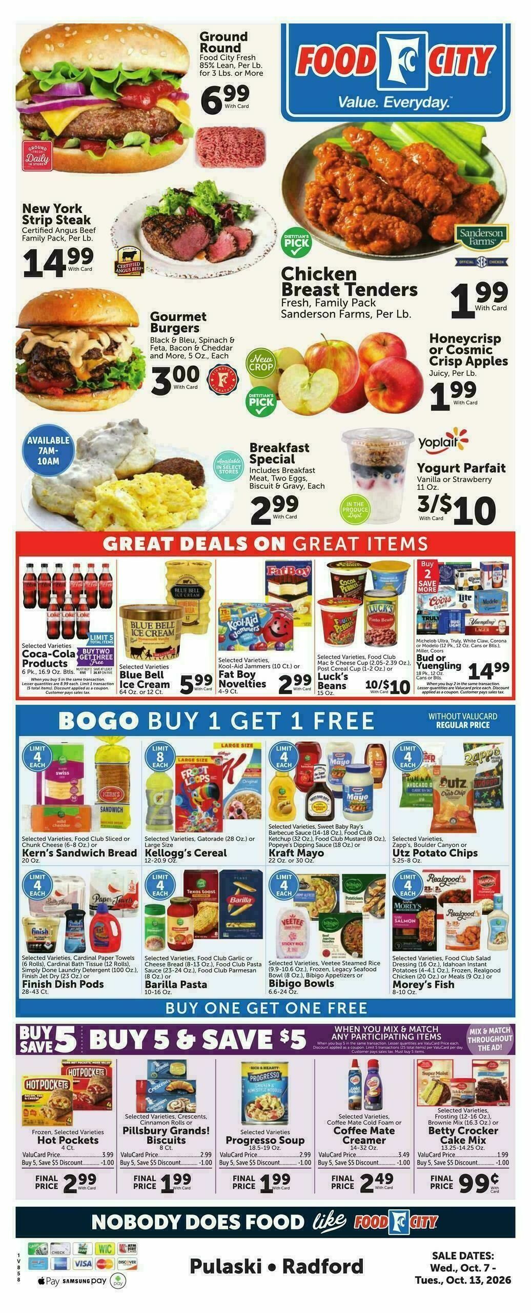 Food City Weekly Ad from October 7