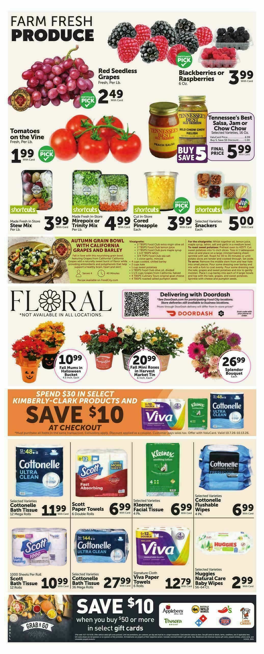 Food City Weekly Ad from October 7