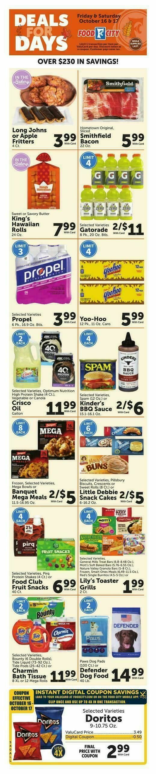 Food City Weekly Ad from October 14