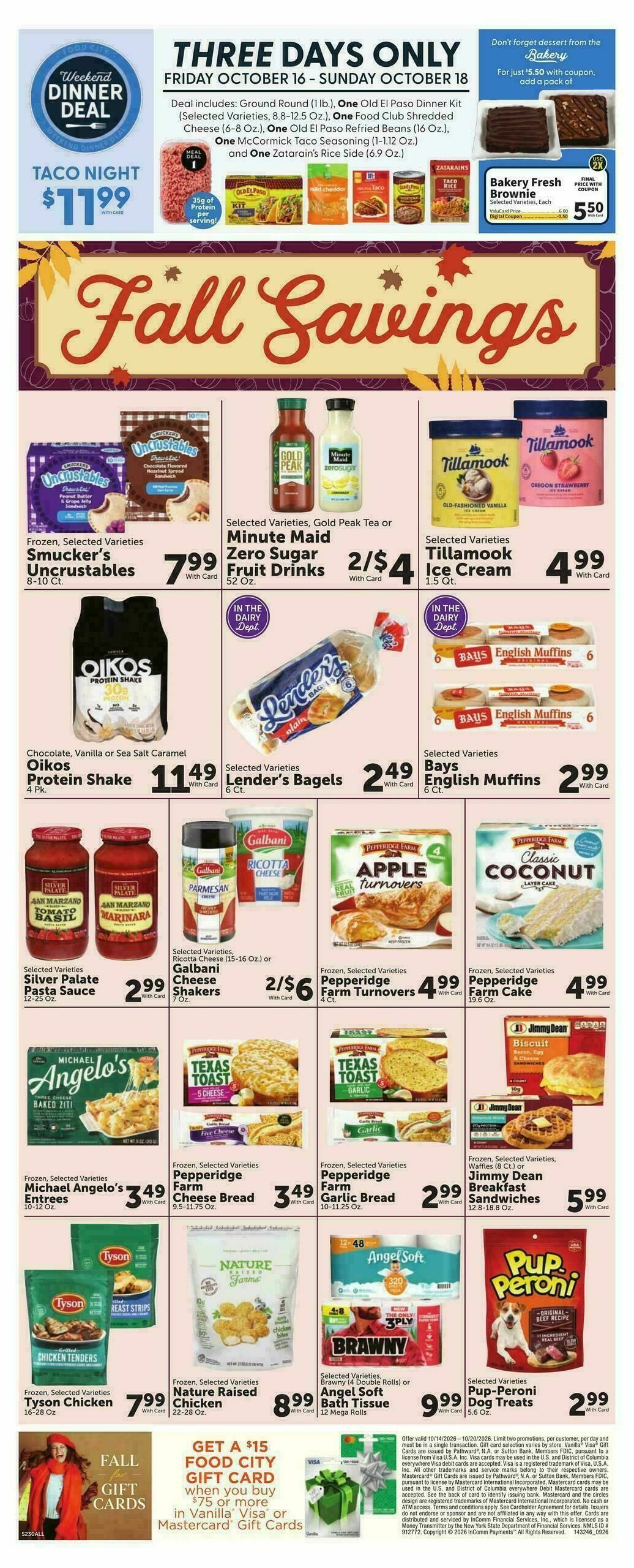 Food City Weekly Ad from October 14