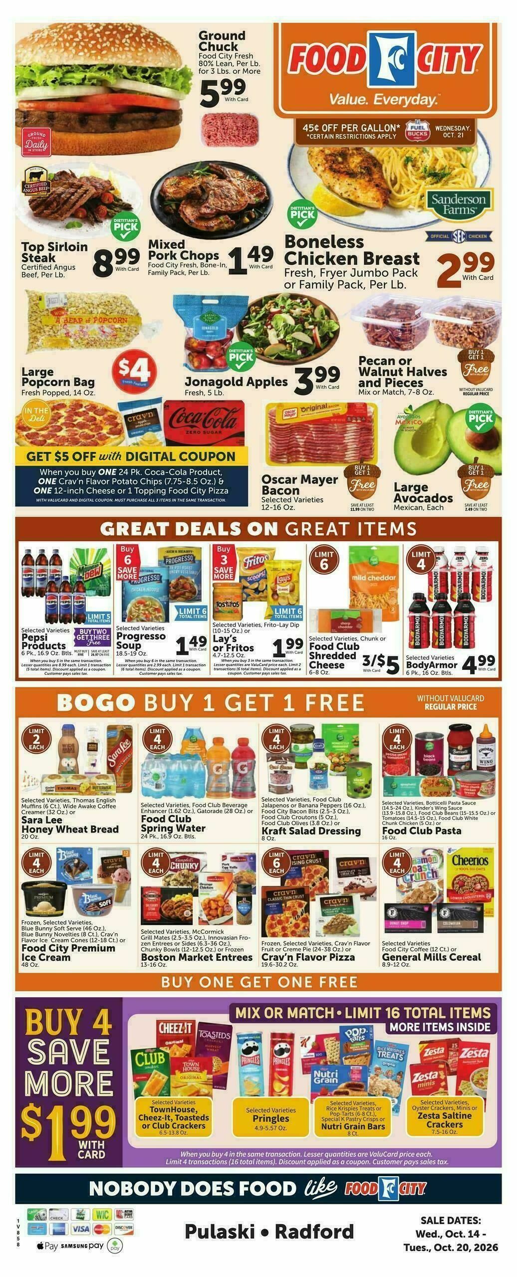 Food City Weekly Ad from October 14