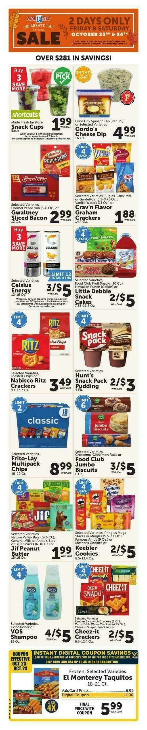 Food City Weekly Ad from October 21