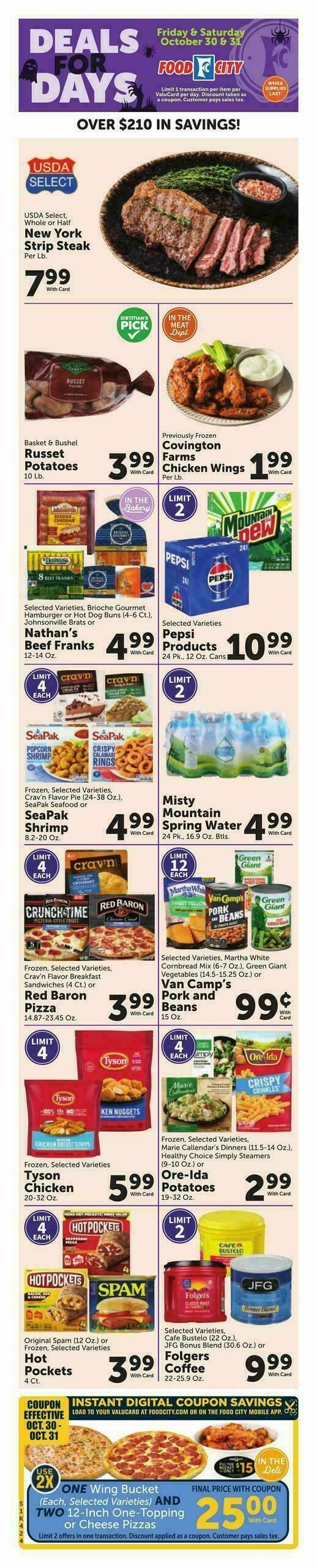 Food City Weekly Ad from October 28