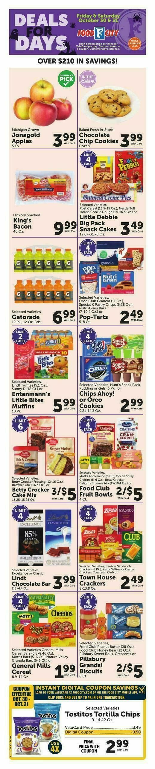 Food City Weekly Ad from October 28